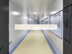 ধুলোমুক্ত কর্মশালার জন্য অ্যালুমিনিয়াম খাদ ৫মিমি টেম্পারড নিরাপত্তা কাঁচের জানালা