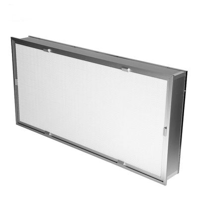 Cleanroom High Efficiency  250mm HEPA Filter Boxes 5mm EVA Gasket