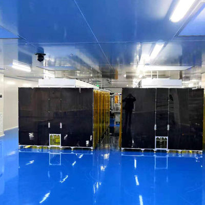 Hepa Filter Plexiglass Industrial Clean Room For Yellow Backlight Workshop