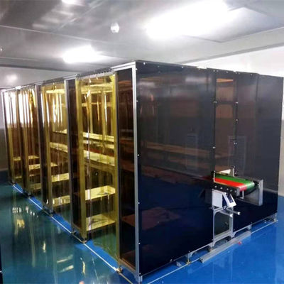 Hepa Filter Plexiglass Industrial Clean Room For Yellow Backlight Workshop