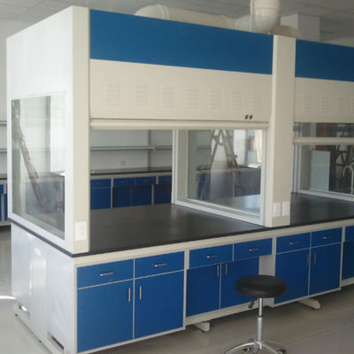 downflow One Piece 62dB Laboratory Fume Hood coated color steel