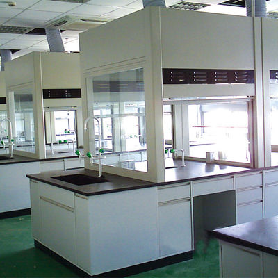 downflow One Piece 62dB Laboratory Fume Hood coated color steel